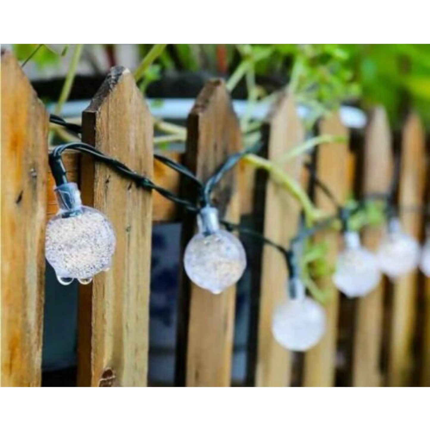 Solar Globe String Lights 100 to 200 LED Fairy Outdoor Festoon for Garden Party