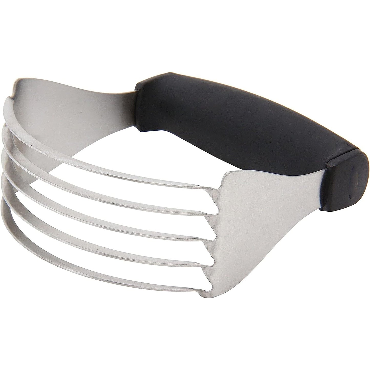 Stainless Steel Dough Blender with Blades - Black