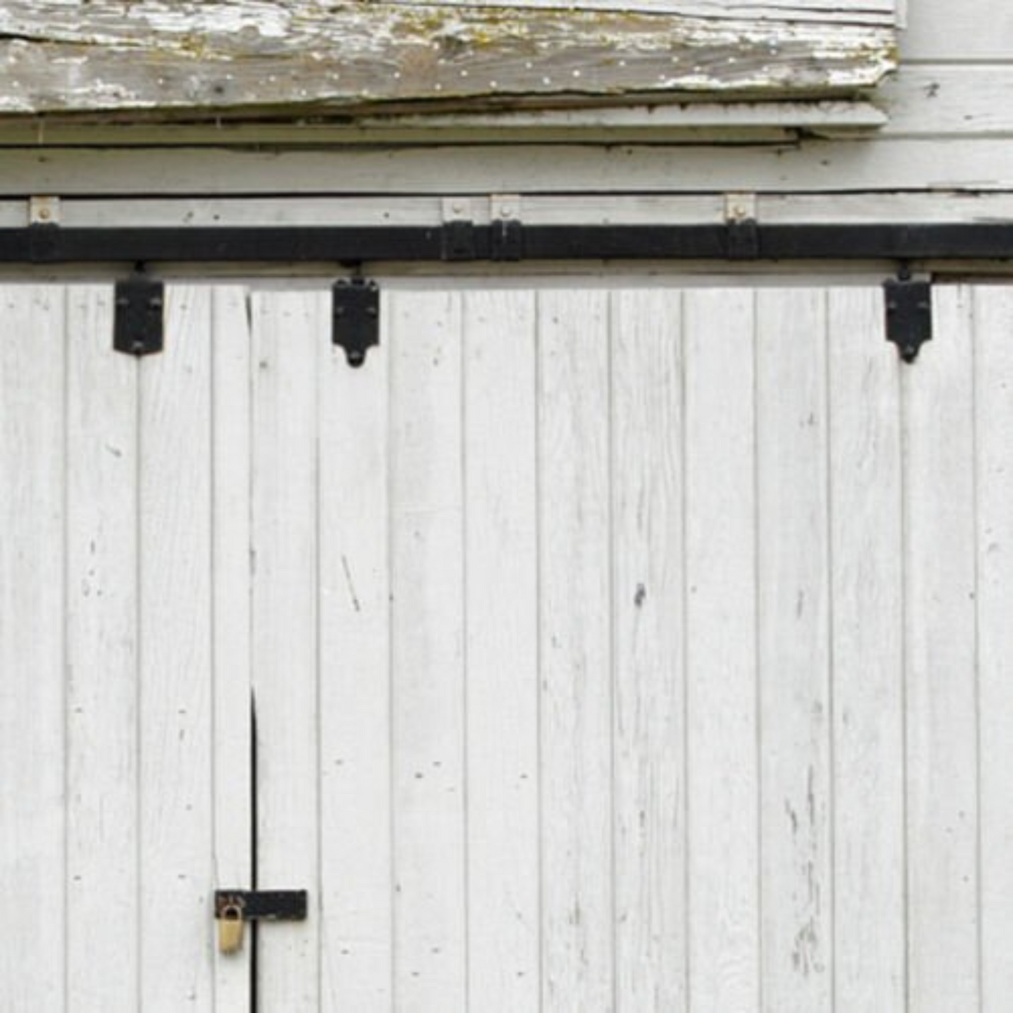 Adjustable Barn Door Sliding Hardware Wall Mount Floor Guide Roller