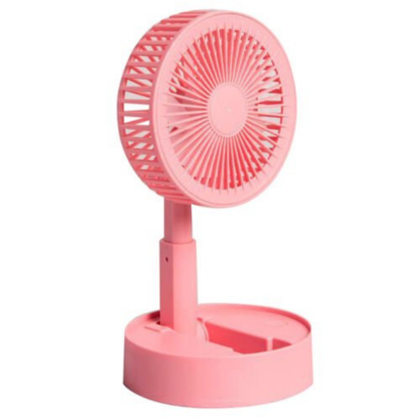USB Rechargeable Telescopic Foldable Fan 3 Speeds Portable Desk Floor Fan