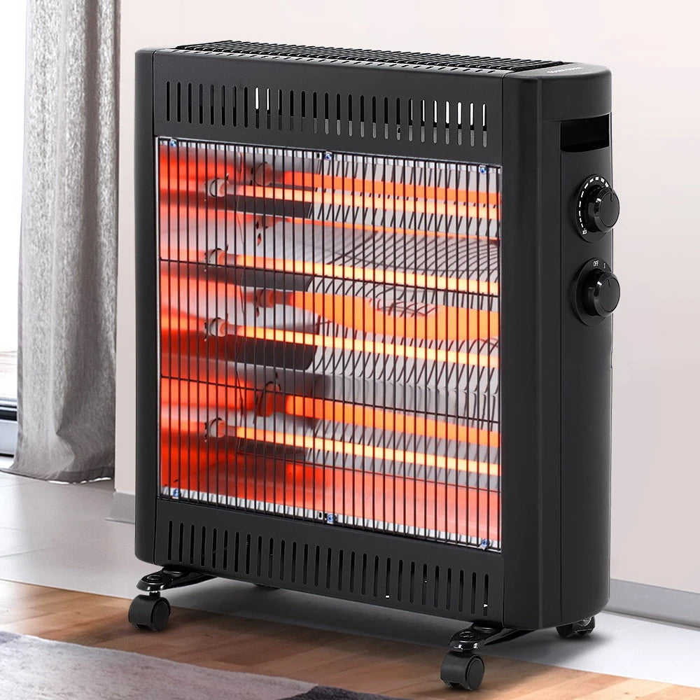Portable Infrared Radiant Heater 2200W - black