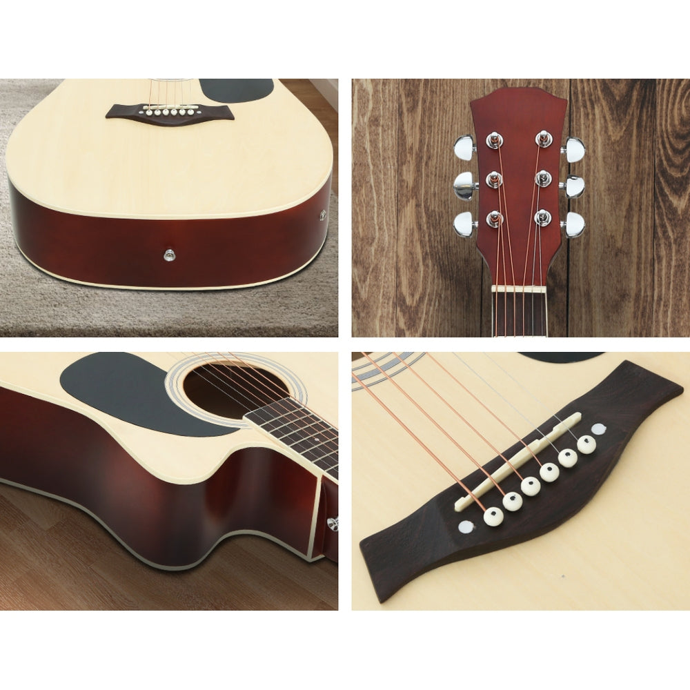 41" Inch Acoustic Guitar Wooden Classical EQ With Pickup Bass Natural