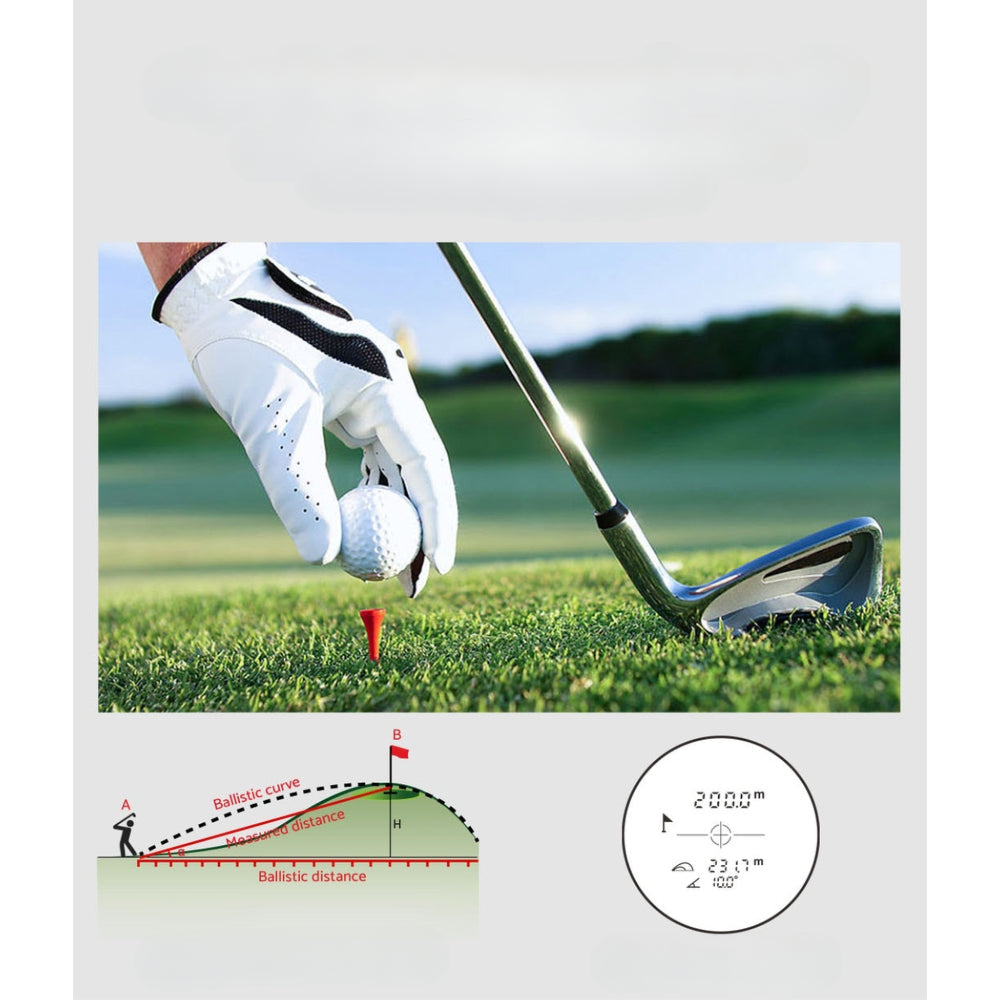 Golf Laser Range Finder 600M Hunting Rangefinder Distance Height Speed Measure