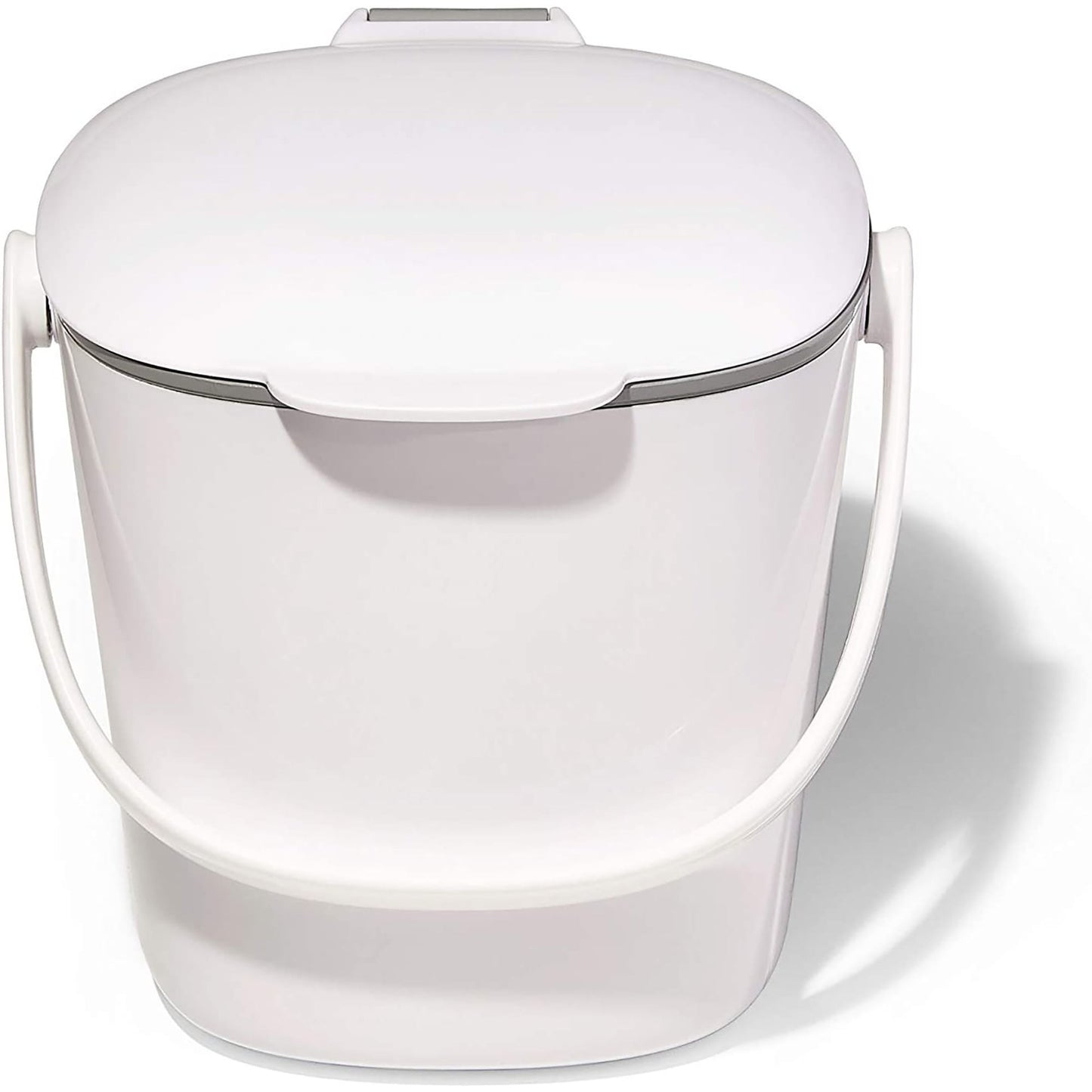 Easy Clean Compost Bin 2.83 Litre - White and Grey