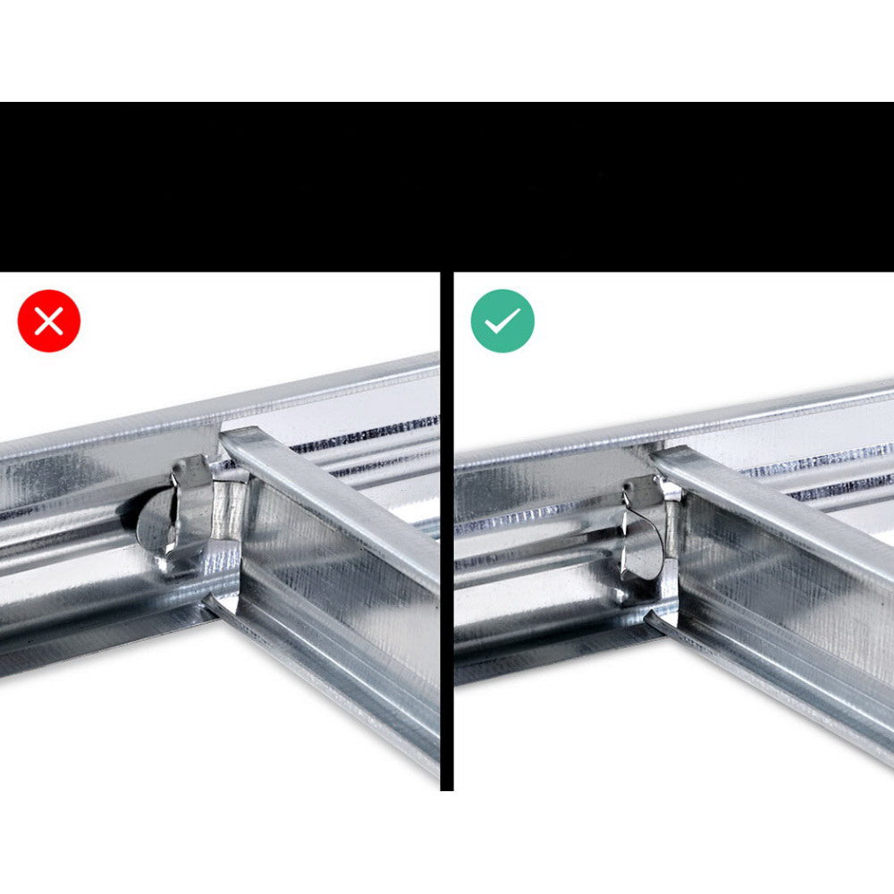Warehouse Rack Garage Metal Storage Shelves - 2x1.8M