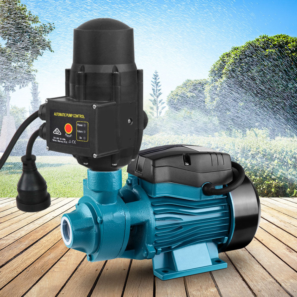 Auto Peripheral Pump Controller Clean Water Garden Irrigation Blue - QB60