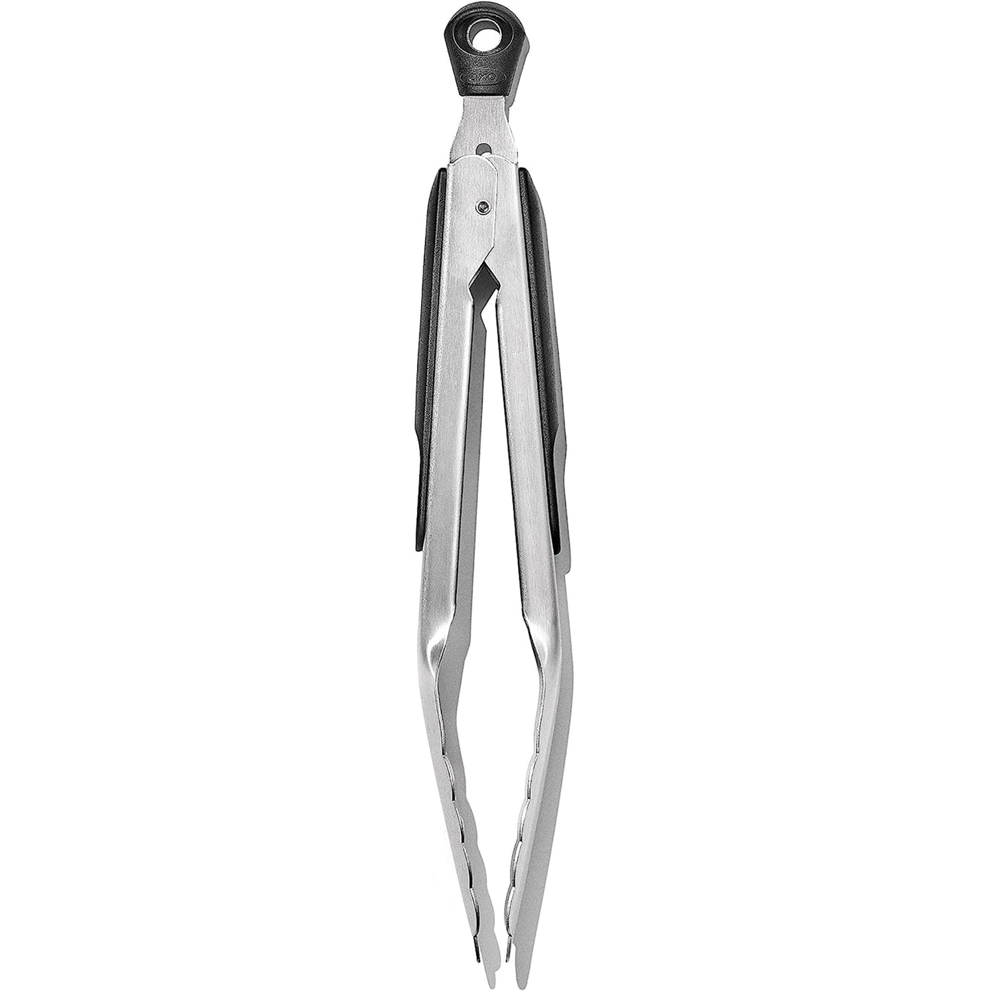 Stainless Steel Tongs with Non Slip Grip - 9 inch