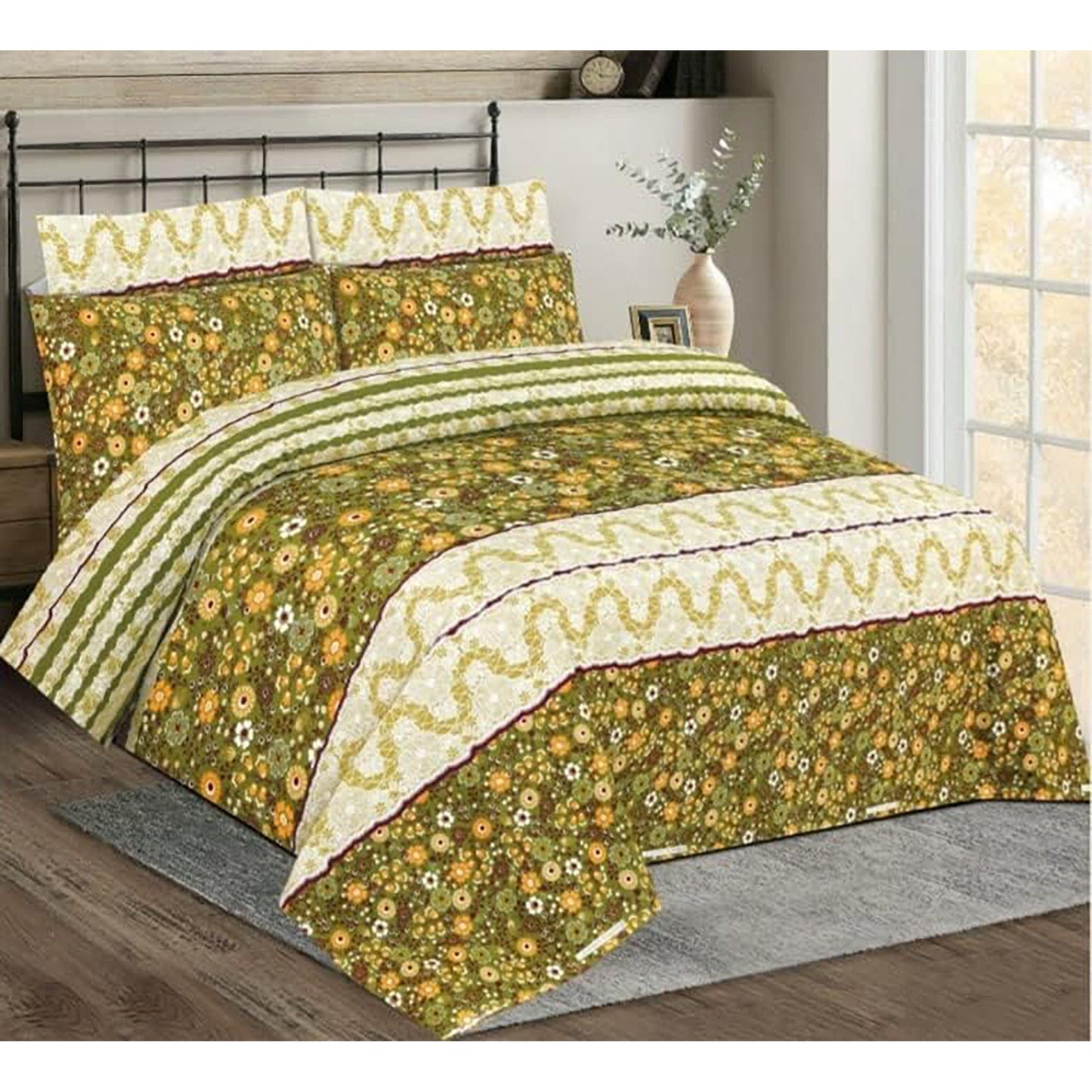 800 Thread Count Pure Cotton Printed Quilt Cover Set - The Jungle