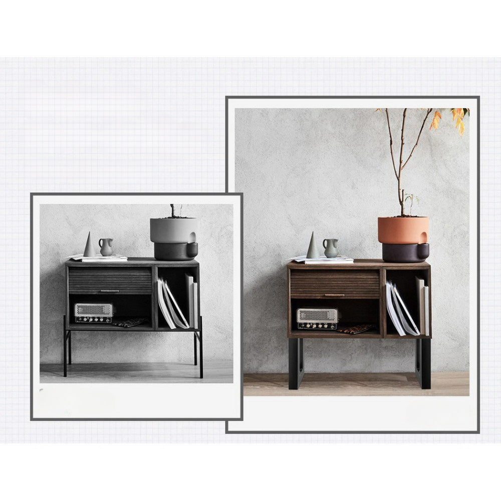 2x Coffee Dining Table Legs Steel Industrial Vintage Bench Metal Box Shape 400MM