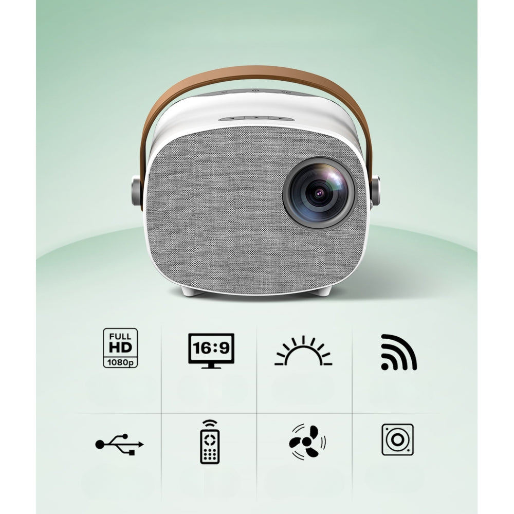 Mini Video Projector Wifi USB HDMI Portable 800 Lumens HD 1080P