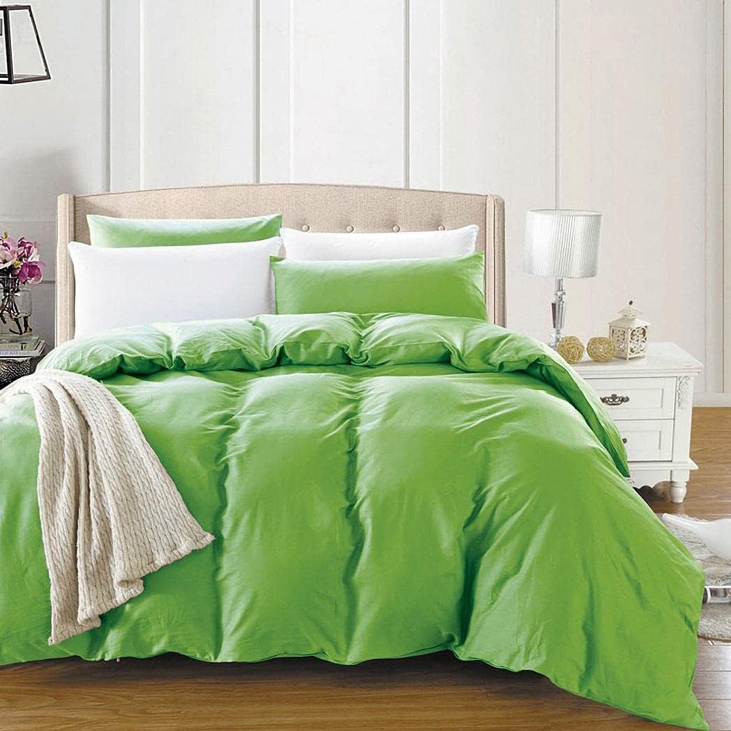 2000 TC Premium Ultra Soft Microfibre Quilt Cover Set - Green