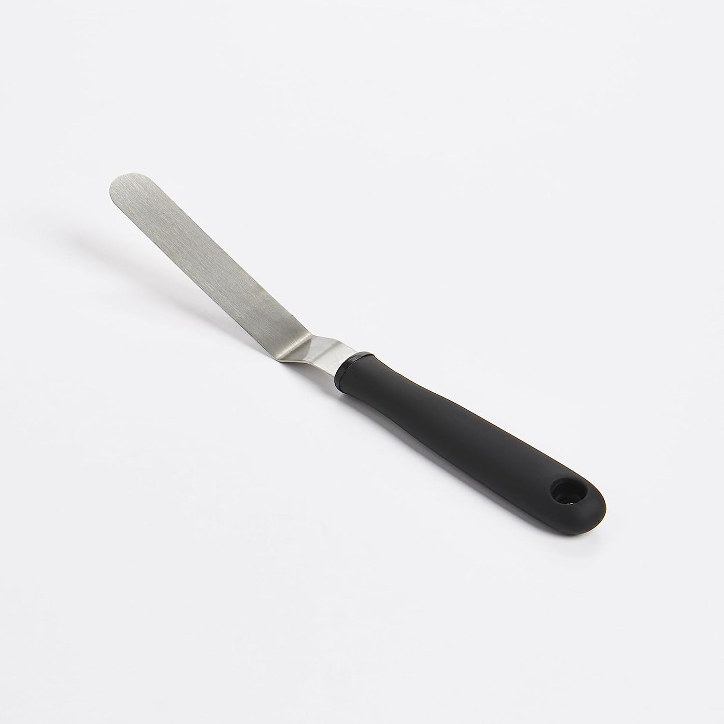 Stainless Steel Bent Icing Knife Small - Black