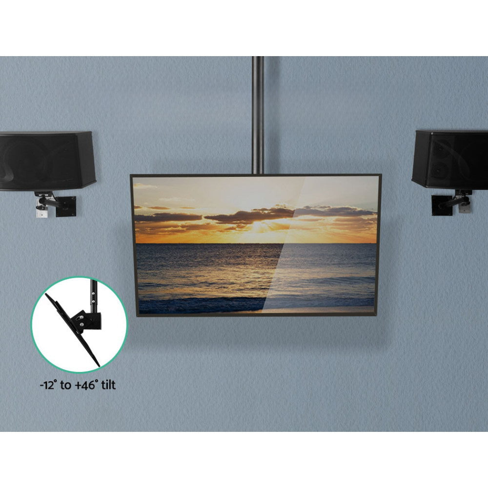 TV Wall Ceiling Mount Bracket Full Motion Tilt Swivel 32 42 50 55 60 65 70 75 inch