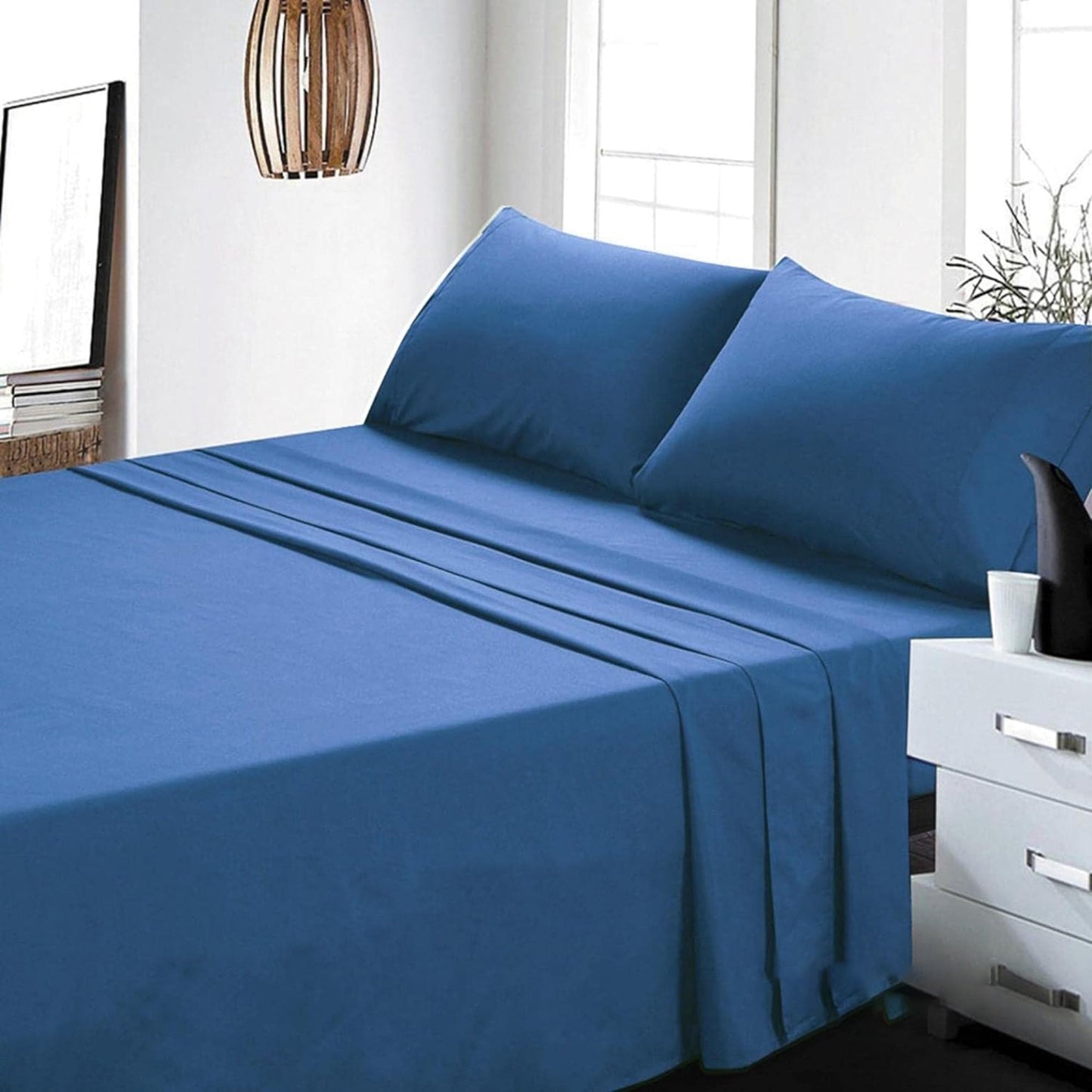2000TC Ultra-Soft Luxury Deep Pocket Bedding Sheet Set - Ocean