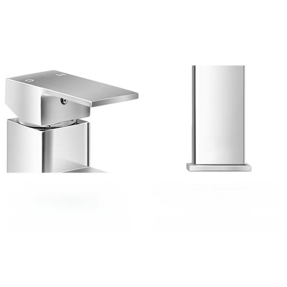 Basin Mixer Tap Faucet Bathroom Vanity Counter Top WELS Standard Brass Silver