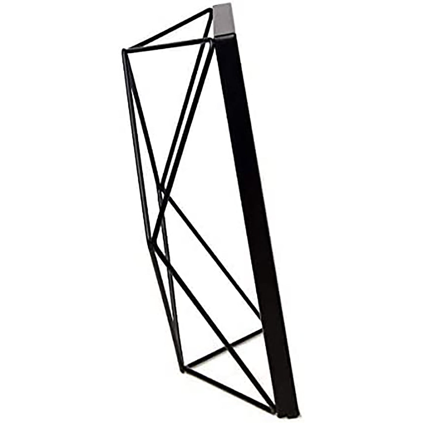 Geometric Prisma Picture Frame Photo Display for Desk Wall 5x7 Inch - Black