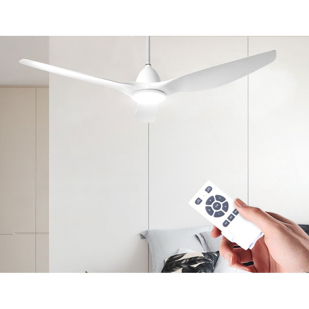 64'' DC Motor Ceiling Fan With Light LED Remote Control Fans 3 Blades