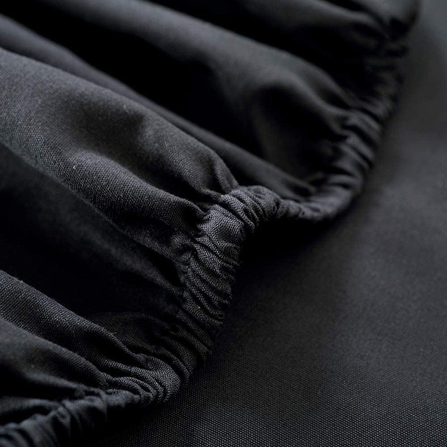 2000TC Hotel Luxury Cooling and Breathable Bed Sheet Set - Black