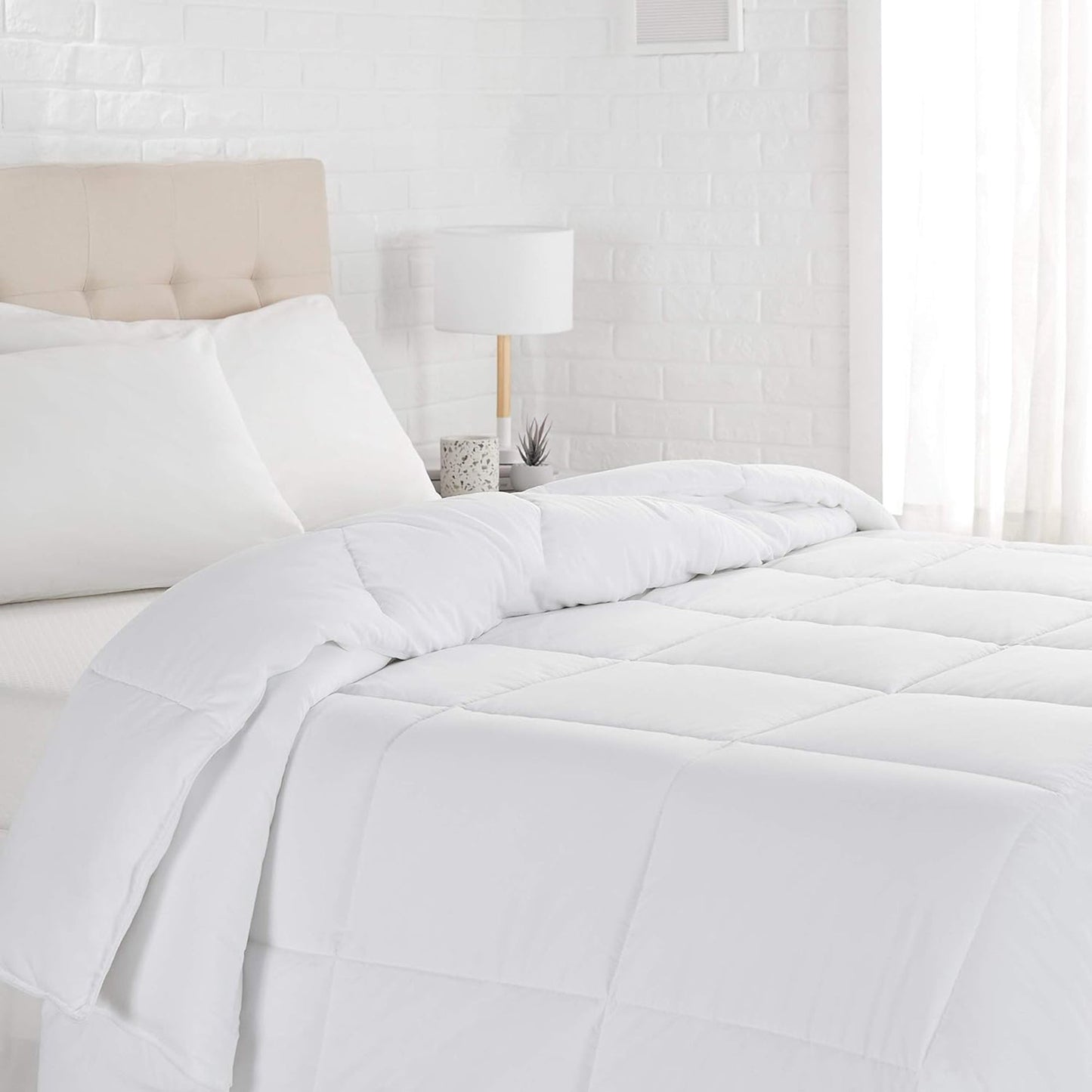 Down Alternative Bedding Comforter Duvet Insert - White