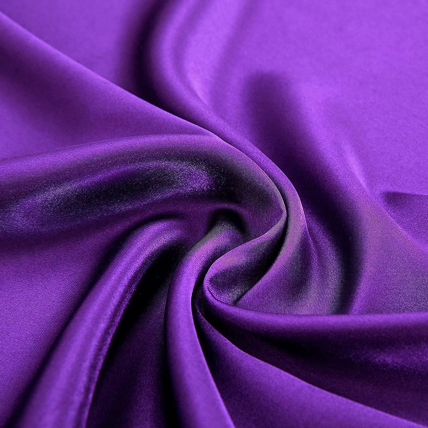 1800TC Microfibre Silky Soft Satin Comfort Hypoallergenic Fitted Sheet Set - Purple