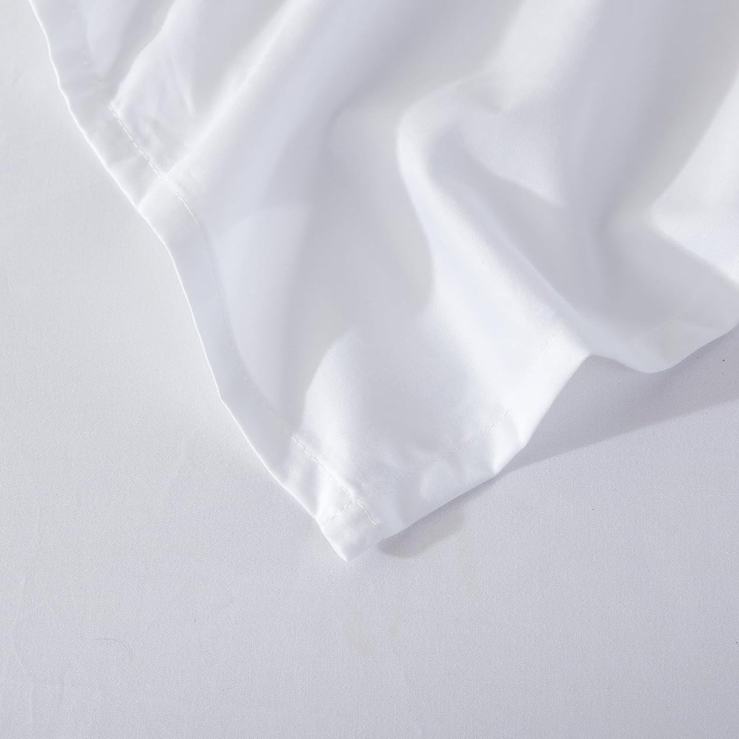 500TC Soft and Luxurious 100% Cool Breathable Cotton Flat Sheet - White