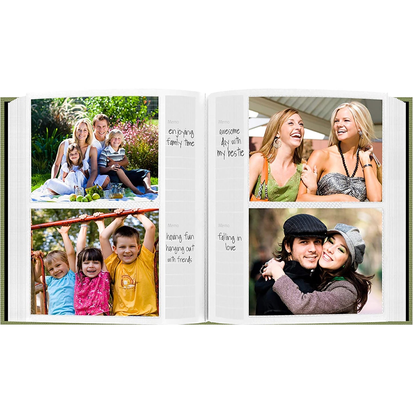 Fabric Photo Album 5 x 7 - Sage Green