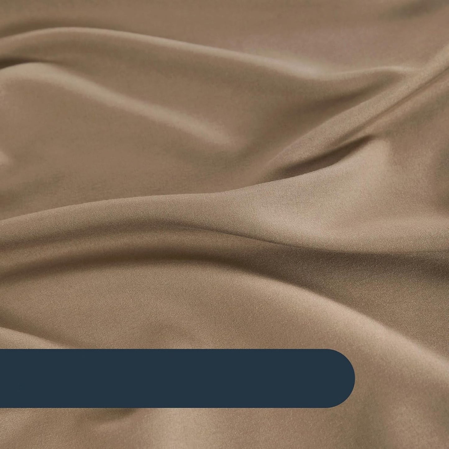 1000TC Ultra Soft Microfibre Pair of Pillowcases - Mocha Brown