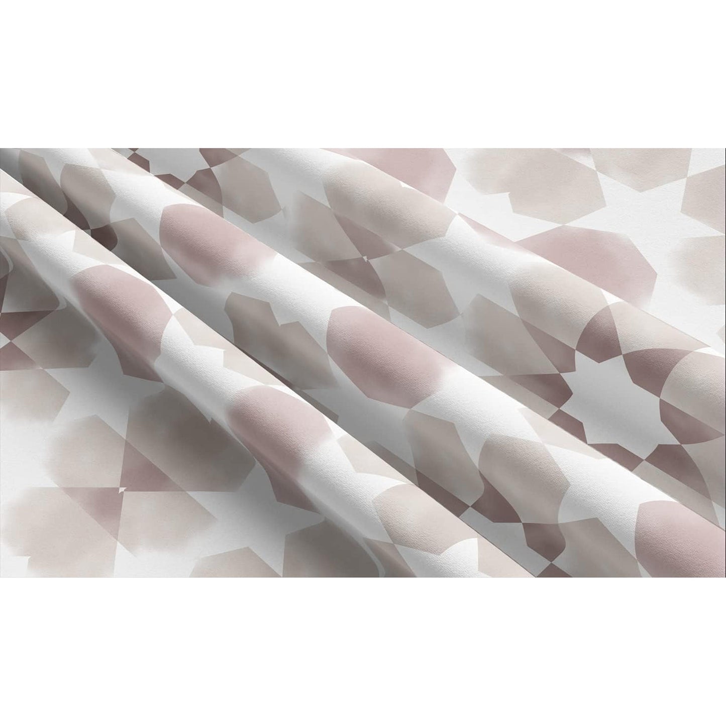 Reversible Microfibre Queen Bed Quilt Cover Set with Button Closure - Beige Dusty Pink