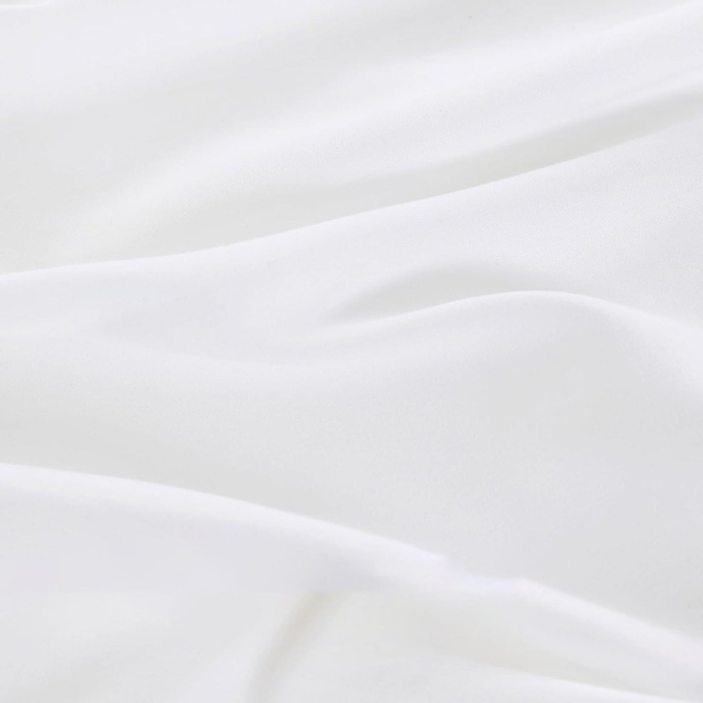 1000TC Ultra Soft Microfibre Extra Deep Fitted Sheet Set - White