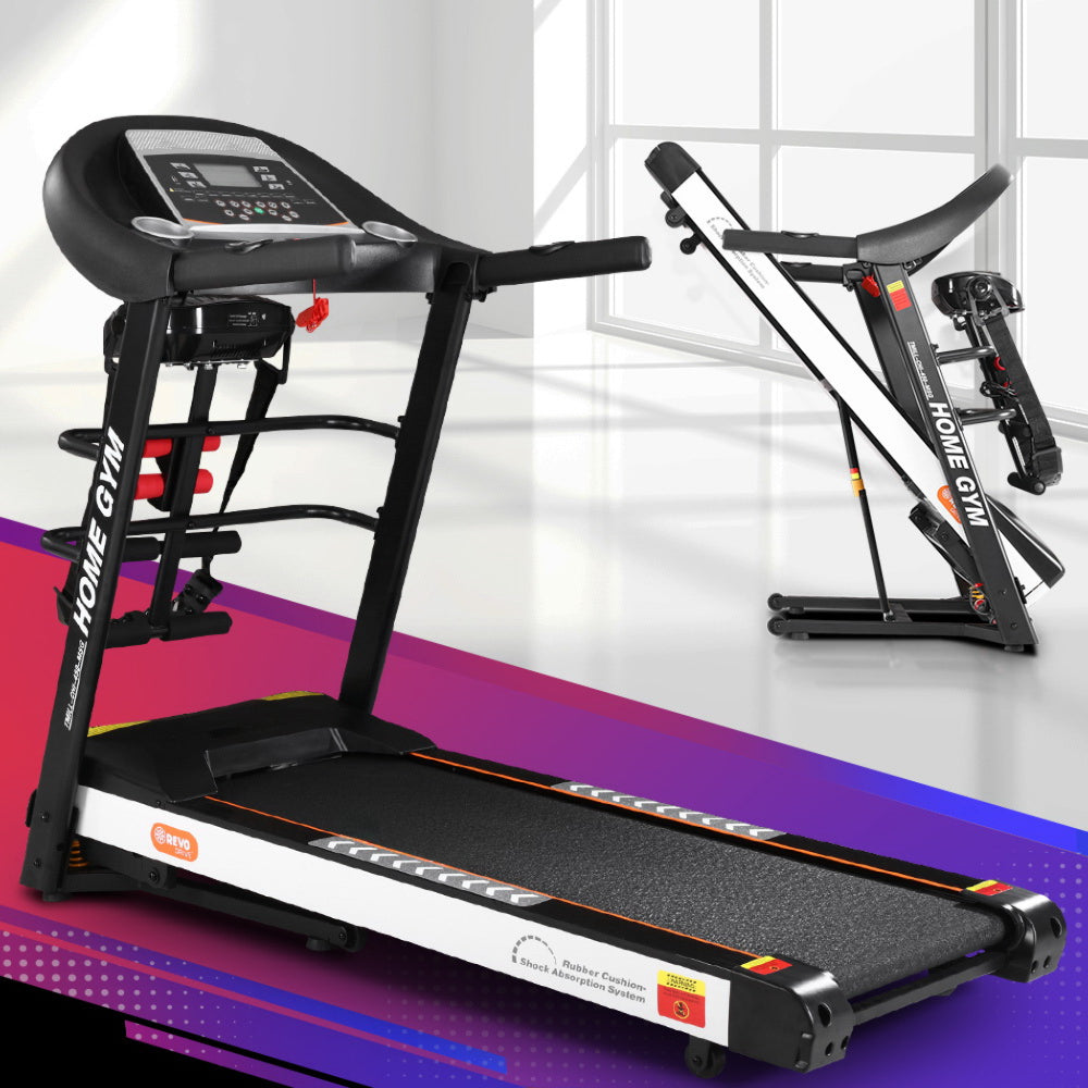 Electric Treadmill Auto Incline Home Gym Run Exercise Machine - 3.5HP