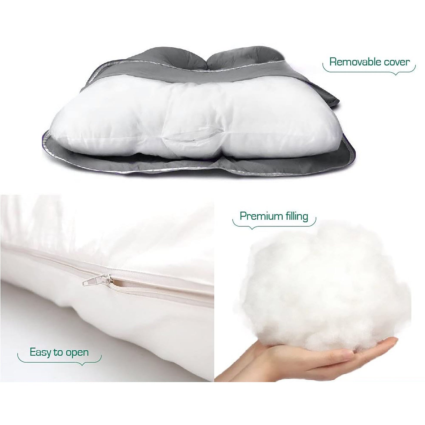 Pregnancy Maternity Nursing Pillow Body Feeding Support - Aquamarine