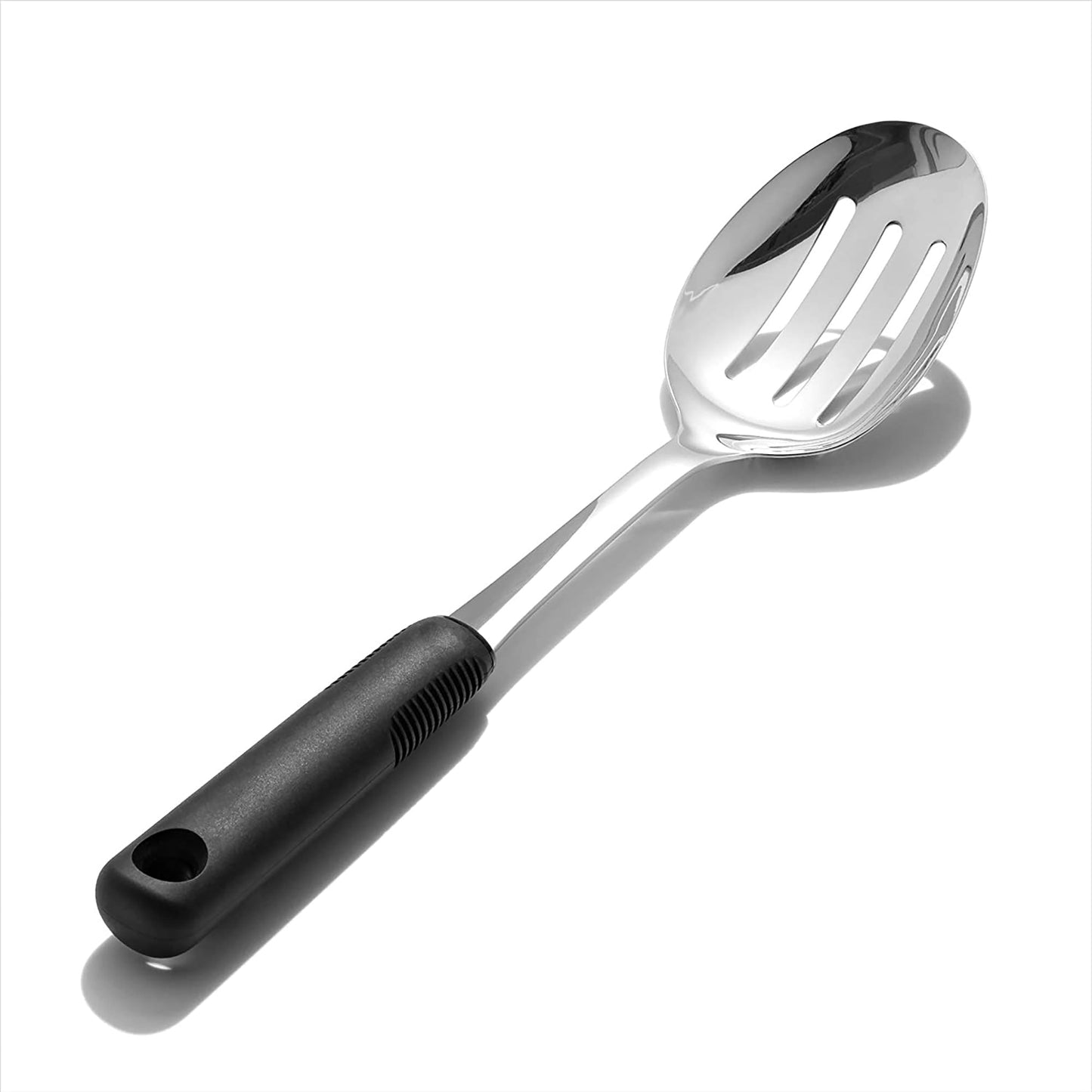 Stainless Steel Slotted Spoon - Silver