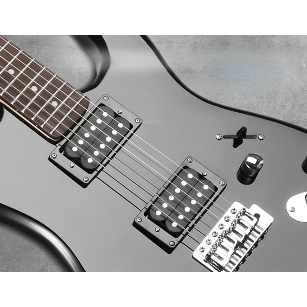 Electric Guitar Music String Instrument Rock Black Carry Bag Steel String