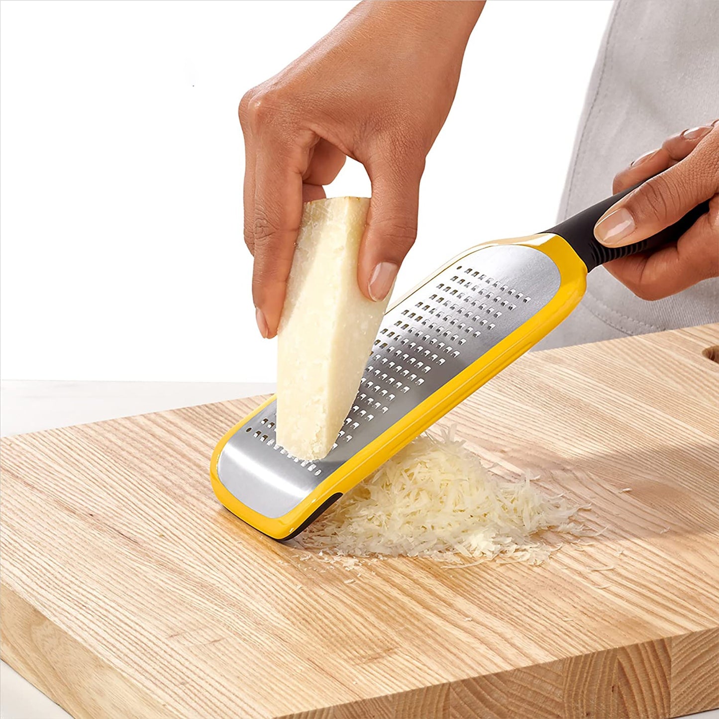 Etched Medium Grater 11 x 3.5 Inch - Yellow