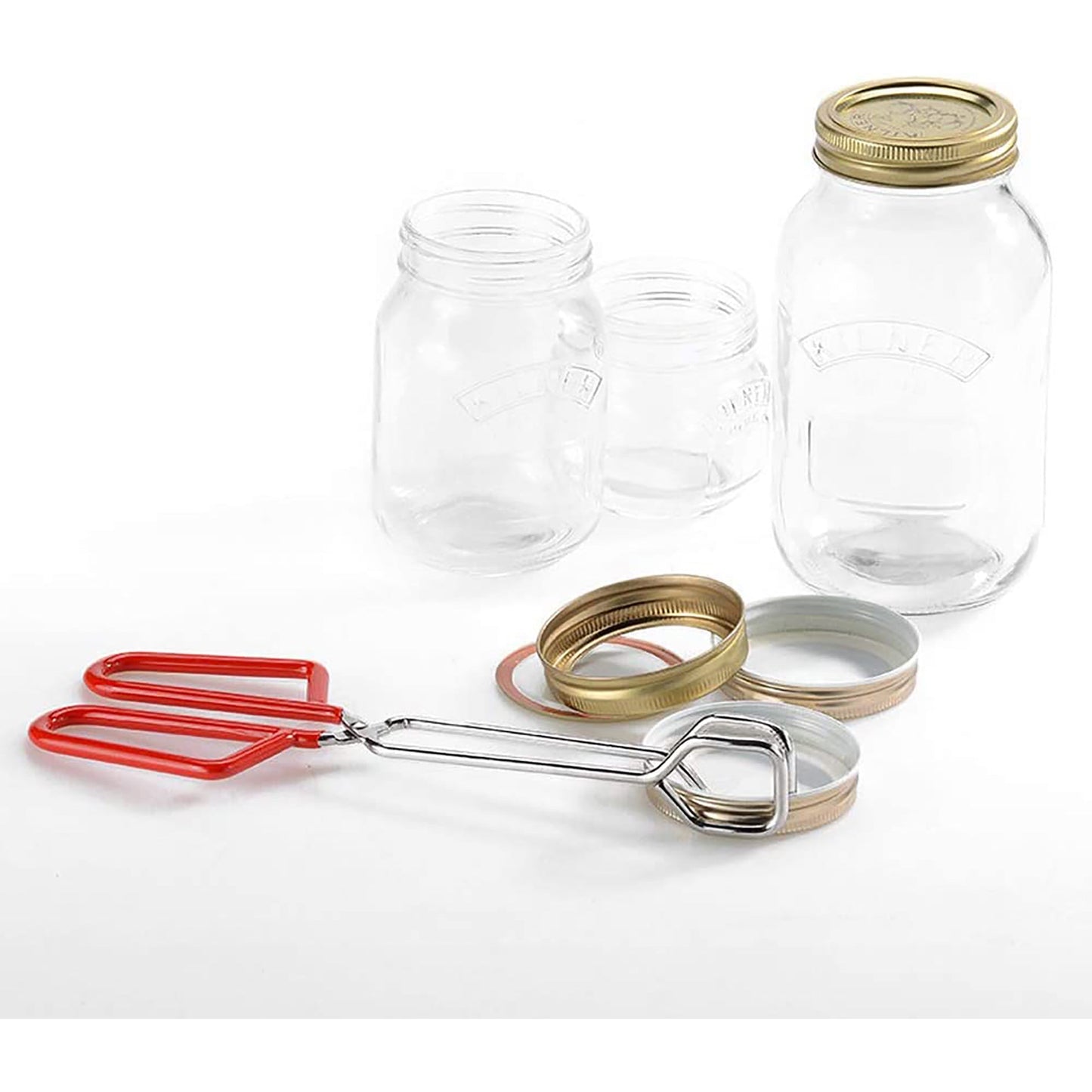 Canning Kit Supplies Starter Set Kitchen Canning Tools 6pcs - Red