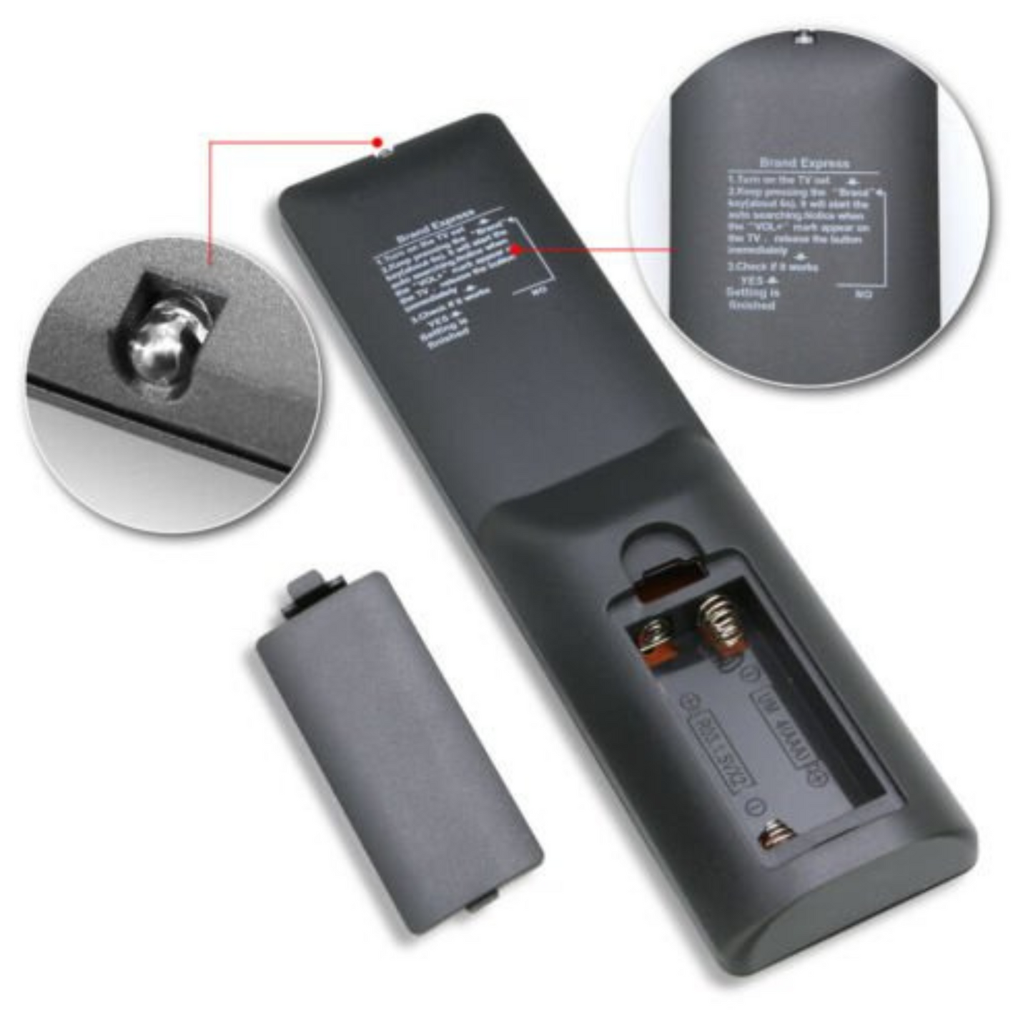 Universal TV Remote Control Compatible with Sony Samsung Panasonic LG TCL Soniq