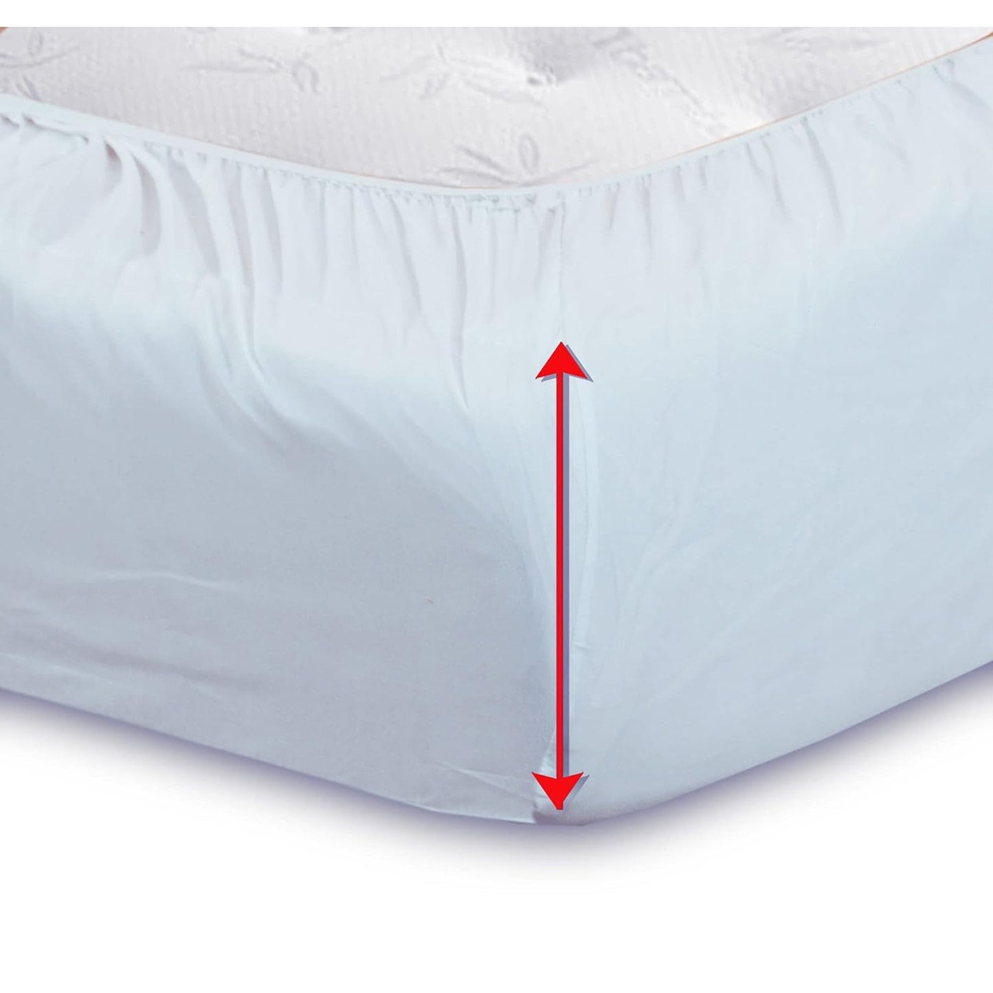 Soft and Lightweight Microfiber Magic Colour Collection Bed Sheet Set - White