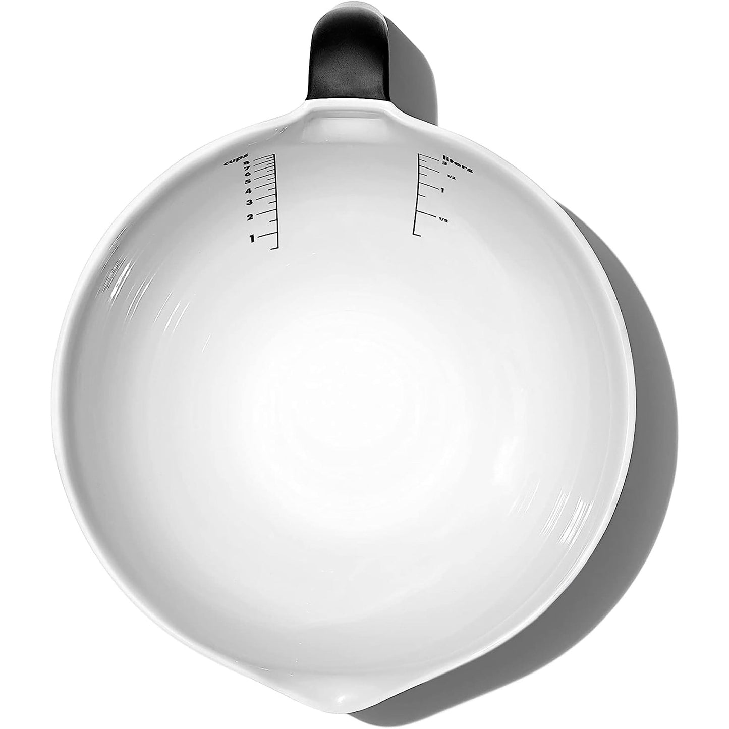 Mixing Batter Bowl with Handle - White