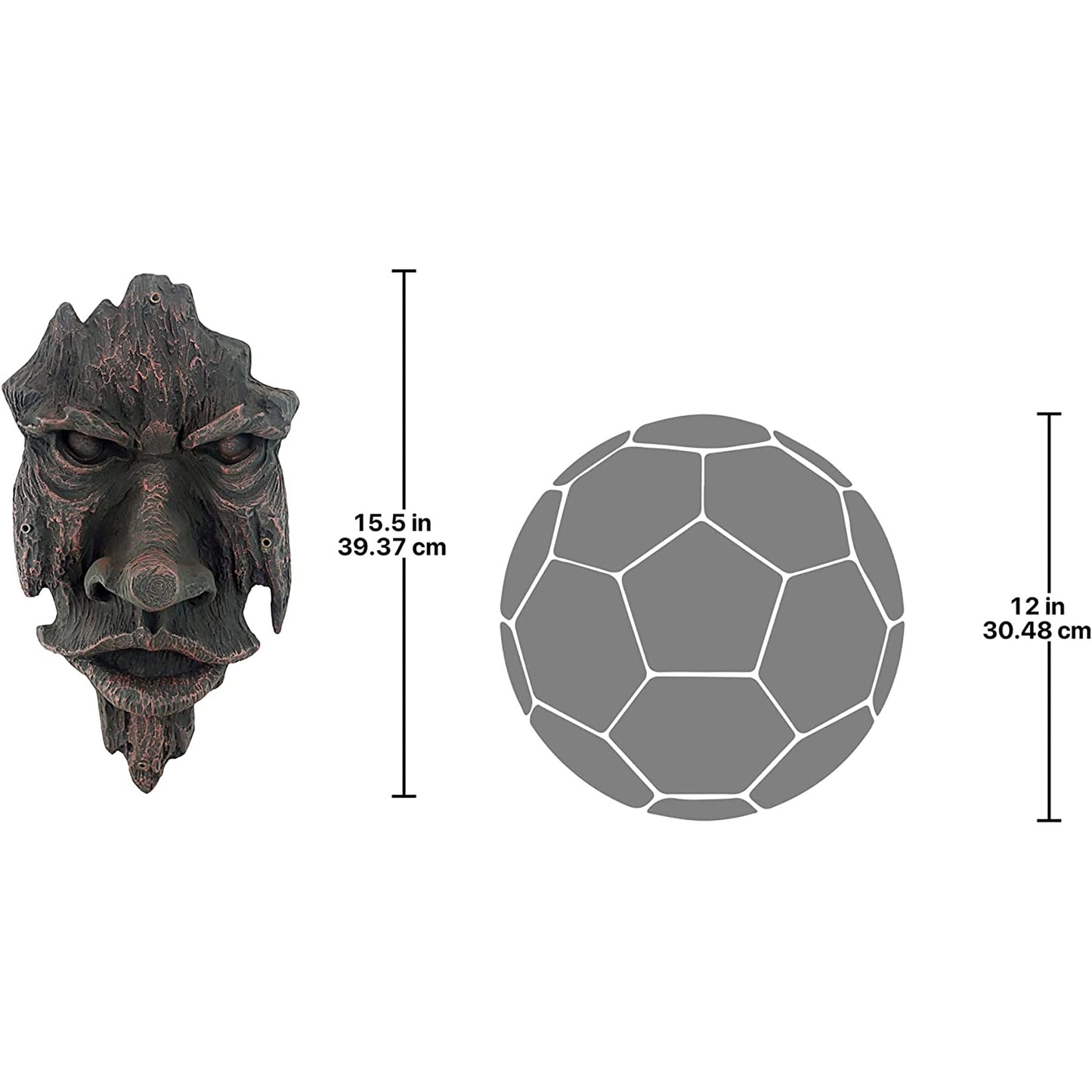 The Spirit of Nottingham Woods Greenman Tree Sculpture Outdoor and Garden Decor