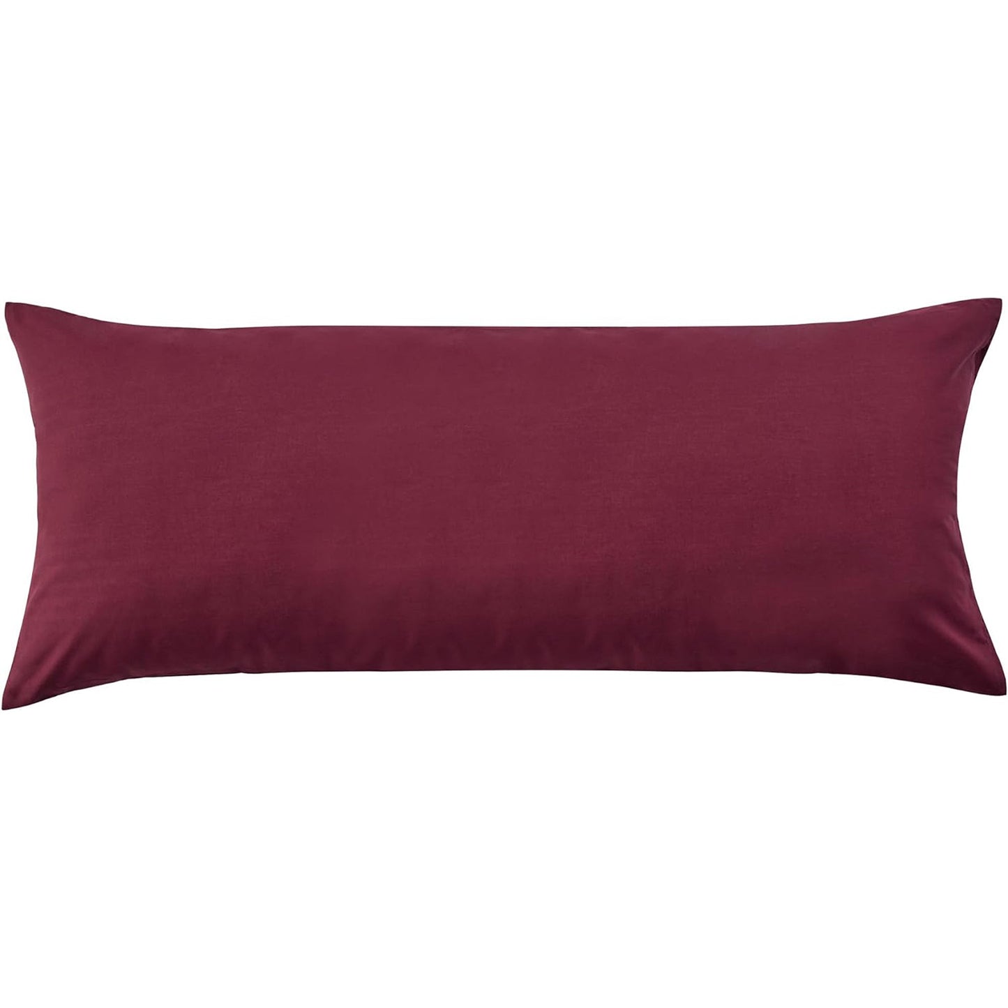 Envelope Closure Soft and Breathable 1000TC Cotton Blend Pillowcases - Burgundy