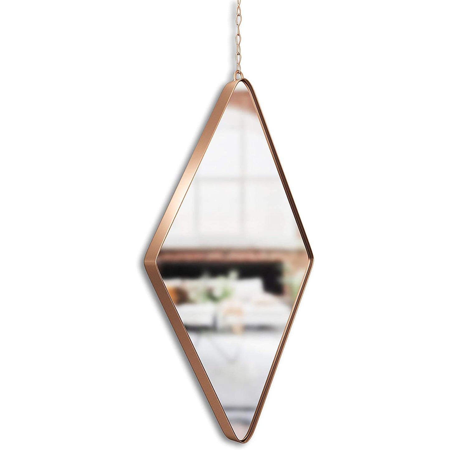 Apartment Decor Trio Wall Art Copper Decorative Wall Mirrors - Set of 3