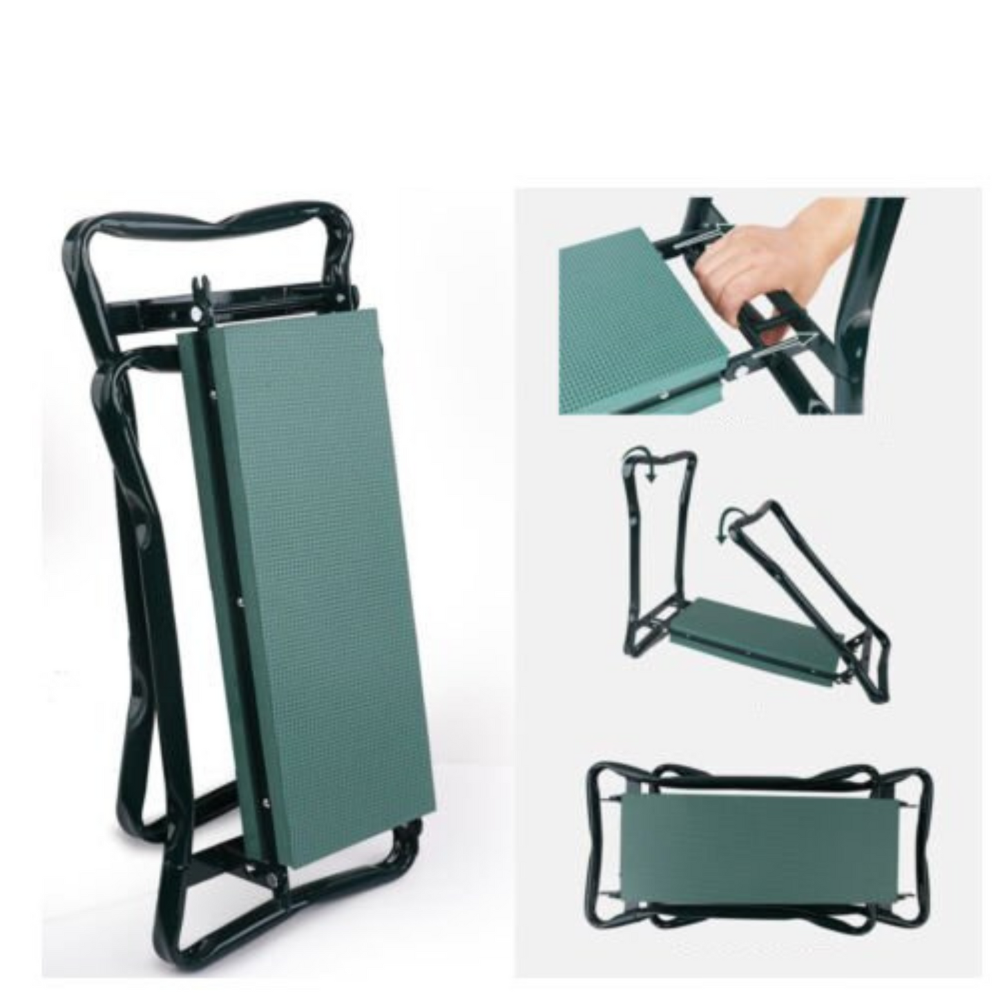 Garden Kneeler with 150kg Capacity Foldable Kneeling Pad Seat Stool
