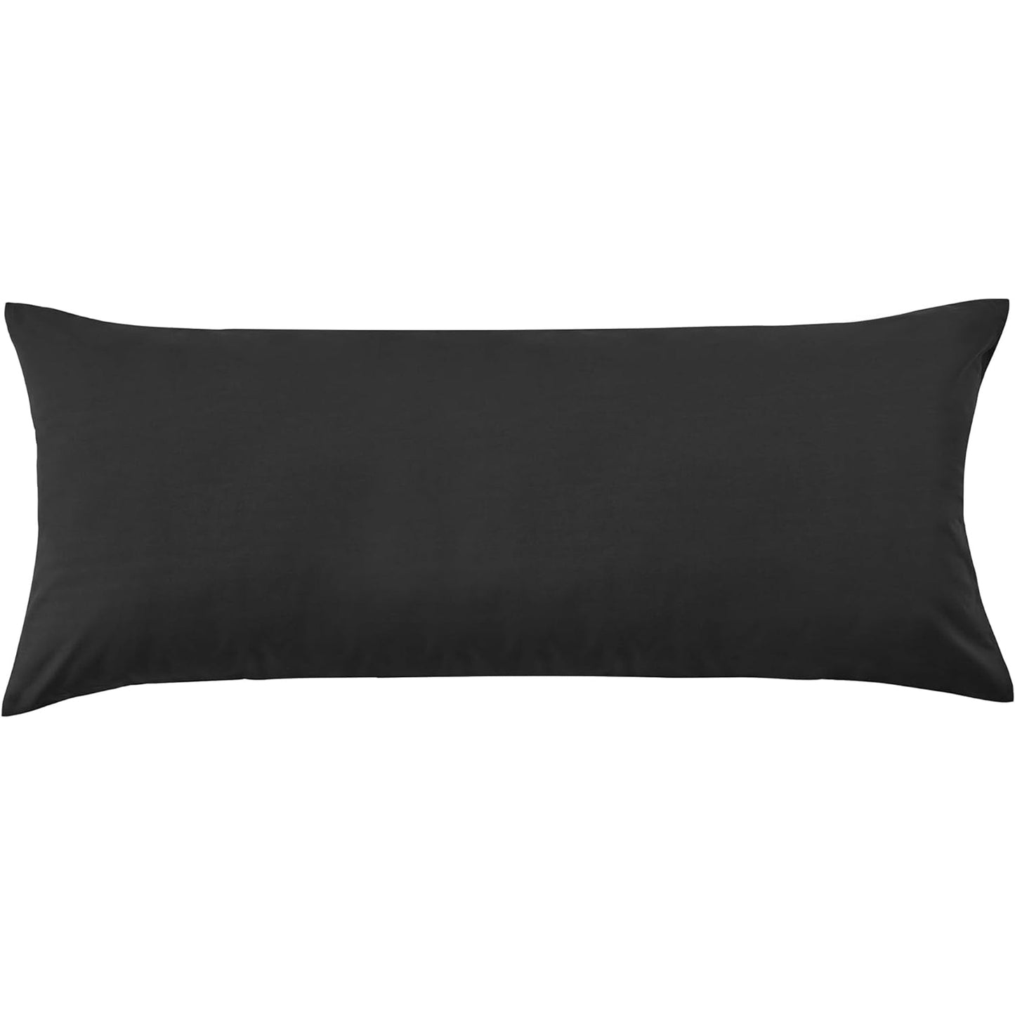 Envelope Closure Soft and Breathable 1000TC Cotton Blend Pillowcases - Black