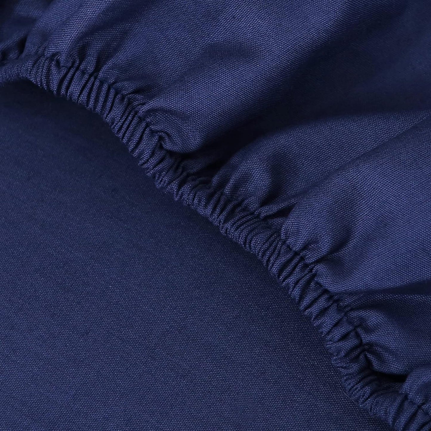 300 Thread Count Sheet Set 50% Cotton 50% Polyester Bed Sheet Set - Navy
