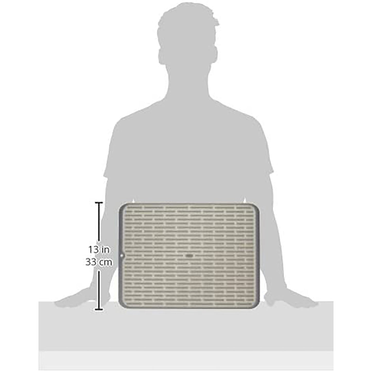 Dish Drying Mat for Kitchen Large - Grey