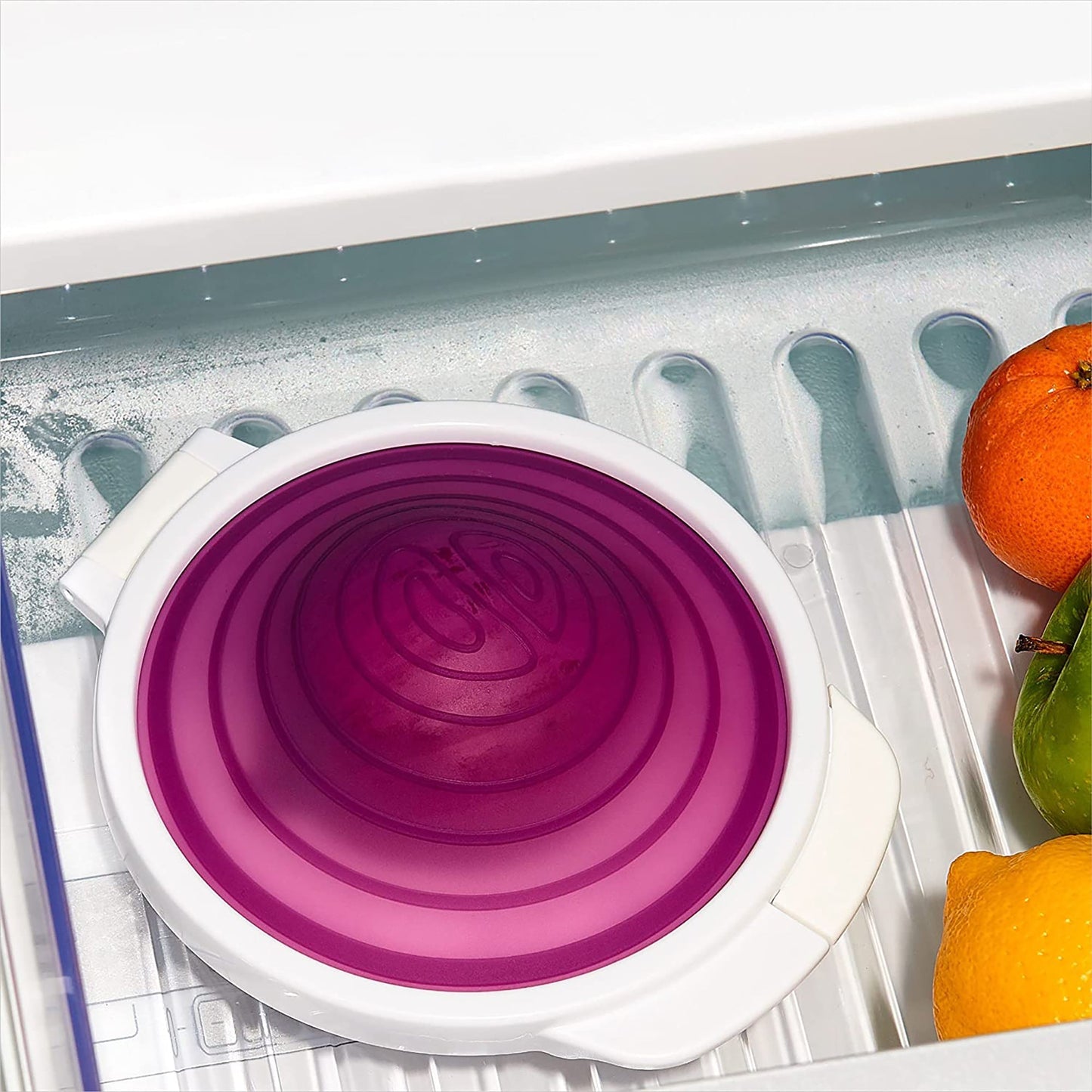 Cut and Keep Silicone Onion Saver 26.8x3.94x10.67 cm - Purple