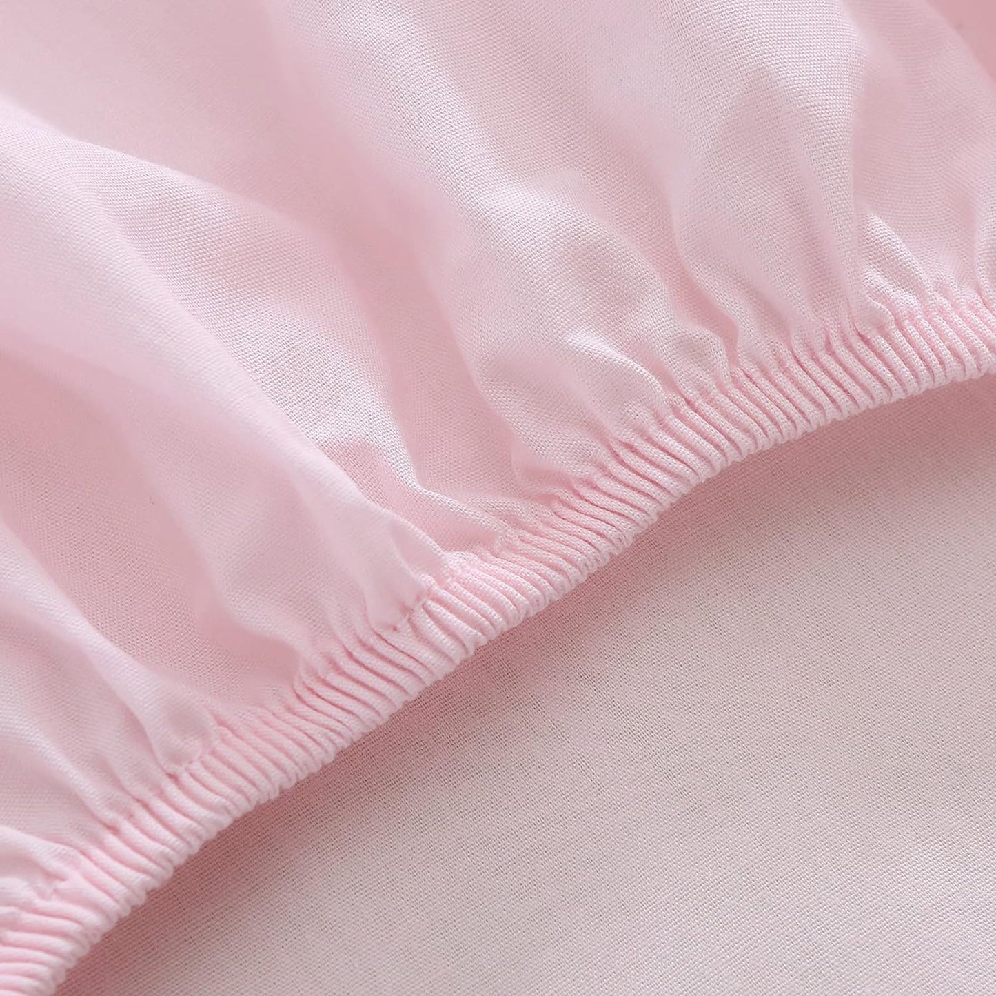 300 Thread Count Sheet Set 50% Cotton 50% Polyester Bed Sheet Set - Light Pink