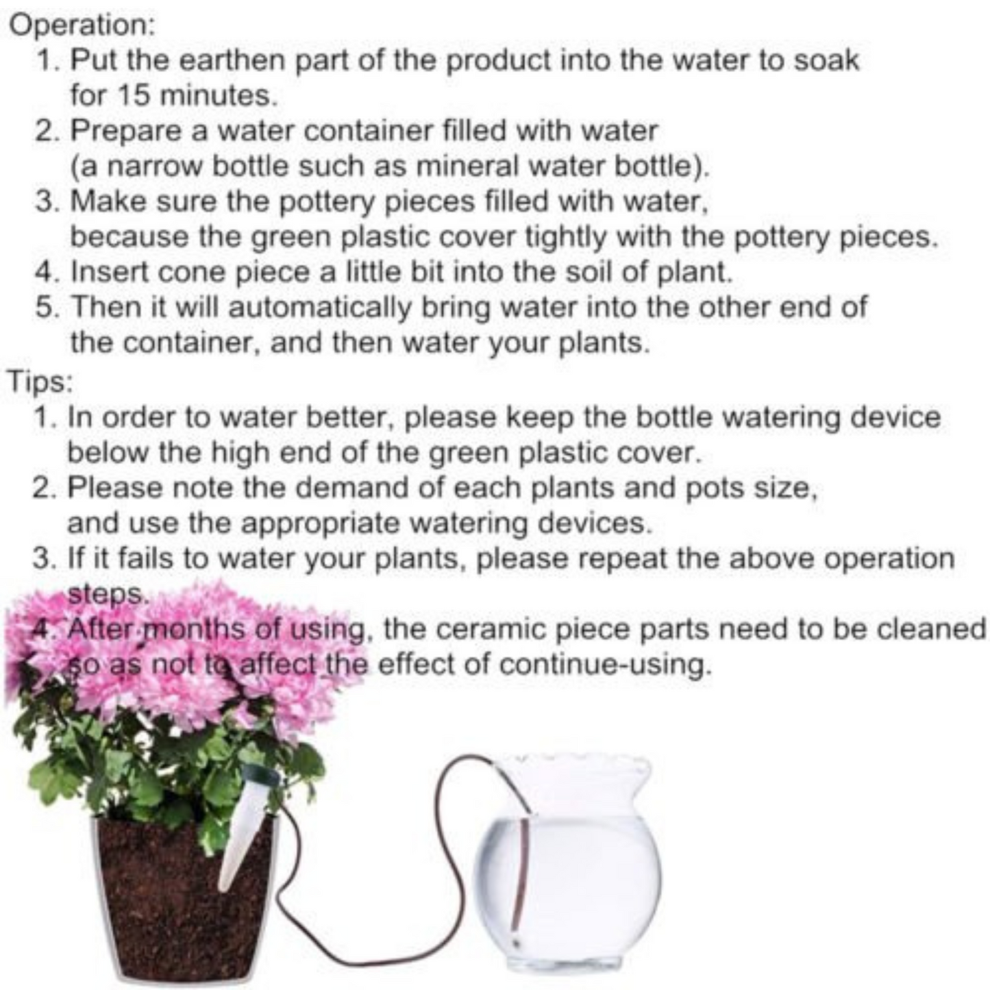 10pcs Automatic Watering System Garden Plant Self Watering Spikes