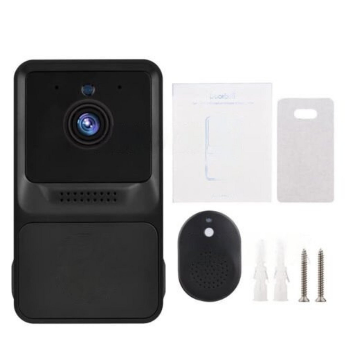 WiFi Smart Video Doorbell Wireless Door Bell with Intercom Ring Security Phone Camera