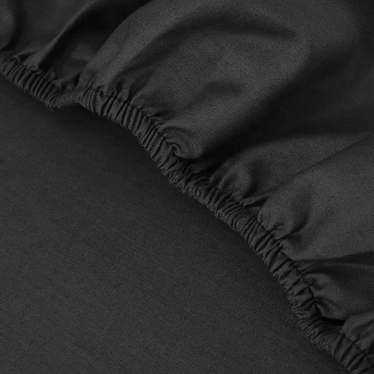 300 Thread Count Sheet Set 50% Cotton 50% Polyester Bed Sheet Set - Black